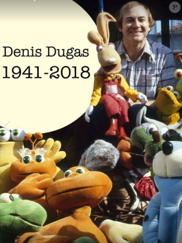 Denis Dugas entouré de ses marionnettes - Facebook, 18 septembre 2018