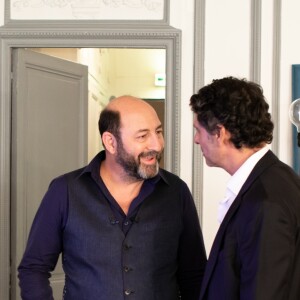 Exclusif - Kad Merad et Pascal Elbé - Backstage de l'enregistrement de l'émission "On refait les grands duos d'humour" au Théâtre de Paris, le 29 mai 2018. Diffusion sur France 3 le 21 septembre à 21 © Romuald Meigneux-Pierre Pérusseau / Bestimage