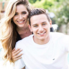 Florian Thauvin et sa compagne Charlotte Pirroni en juillet 2018, photo Instagram.