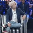 Jimmy Bennett donne une interview exclusive sur le plateau de "Non è l'Arena sur la chaîne italienne LA7, dimanche 23 septembre 2018. Il est accompagné de son avocat Gordon Sattro.