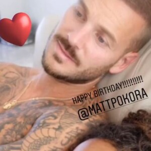 Christina Milian témoigne tout son amour pour M. Pokora sur Instagram à l'occasion de leur anniversaire le 26 septembre 2018.