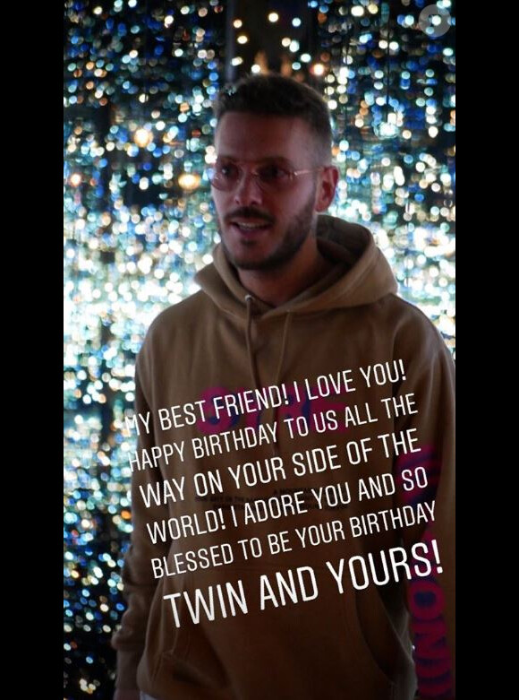 Christina Milian témoigne tout son amour pour M. Pokora sur Instagram à l'occasion de leur anniversaire le 26 septembre 2018.