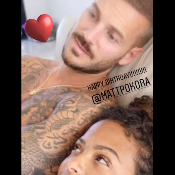 Christina Milian témoigne tout son amour pour M. Pokora sur Instagram à l'occasion de leur anniversaire le 26 septembre 2018.