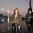 Cindy Crawford - People au défilé de mode "Saint-Laurent" PAP printemps-été 2019 au Trocadero devant la Tour Eiffel à Paris le 25 septembre 2018 © Denis Guignebourg/Bestimage