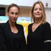 Vanessa Demouy et Caroline Faindt - Vernissage de l'exposition de l'artiste peintre Caroline Faindt "Une plongée au coeur de la couleur" au Studio Faidherbe à Paris le 26 septembre 2018. © Giancarlo Gorassini/Bestimage
