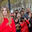 Bianca Brandolini d'Adda arrive au défilé Valentino prêt-à-porter printemps / été 2019 aux Invalides à Paris le 30 septembre 2018. © CVS / Veeren / Bestimage