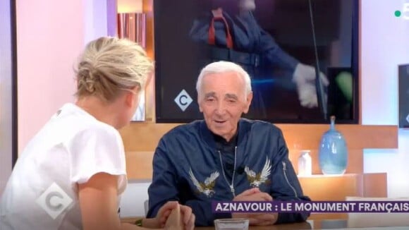 Charles Aznavour invité de "C à vous" vendredi 28 septembre 2018 - France 5
