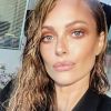 Caroline Receveur lors de la Fashion Week à Paris - Instagram, 2018