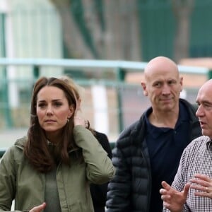 Kate Middleton au Sayers Croft Forest School and Wildlife Garden, Paddington Recreation Ground, Londres, le 2 octobre 2018.