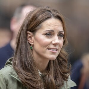 Kate Middleton au Sayers Croft Forest School and Wildlife Garden, Paddington Recreation Ground, Londres, le 2 octobre 2018.