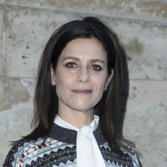 Marina Foïs - Photocall du défilé de mode PAP Femme automne-hiver 2018/2019 « Louis Vuitton » à Paris le 6 mars 2018 © Olivier Borde / Bestimage