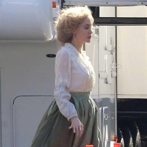 Exclusif - Angelina Jolie - Tournage du film "Come Away" à Hollywood. Le 24 septembre 2018