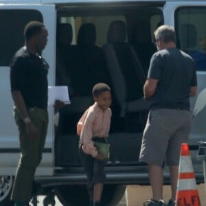 Exclusif - David Oyelowo, Jordan A. Nash - Tournage du film "Come Away" à Hollywood. Le 24 septembre 2018