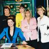 Béatrice Schonberg présente l'émission "Les femmes de la télé" avec Pascale Breugnot, Alexandra Kazan, Maïté, Dominique Cantien, Marianne Mako, Claire Chazal et Sophie Favier le 14 décembre 1993.