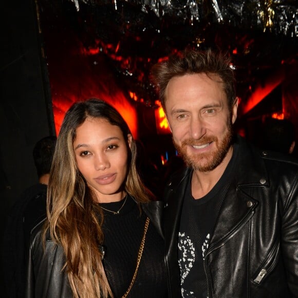 Exclusif - David Guetta et sa compagne Jessica Ledon - People au club "L'Arc" à Paris le 26 septembre 2018. © Rachid Bellak / Bestimage