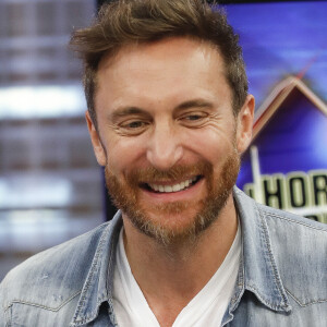 David Guetta sur le plateau de l'émission "El Hormiguero" à Madrid, le 12 septembre 2018.