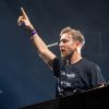 David Guetta en concert lors du Fusion Festival 2018 à Liverpool au Royaume-Uni, le 1er septembre 2018.