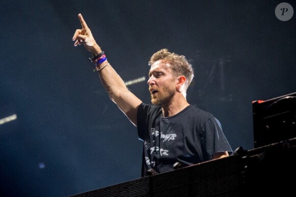 David Guetta en concert lors du Fusion Festival 2018 à Liverpool au Royaume-Uni, le 1er septembre 2018.
