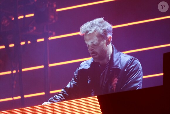 David Guetta en concert lors du Fusion Festival 2018 à Liverpool au Royaume-Uni, le 1er septembre 2018.