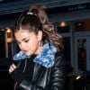 Selena Gomez à son arrivée dans un restaurant lors de la fashion week de New York. Le 11 septembre 2018
