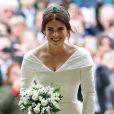 La princesse Eugenie d'York - Cérémonie de mariage de la princesse Eugenie d'York et Jack Brooksbank en la chapelle Saint-George au château de Windsor, Royaume Uni le 12 octobre 2018.