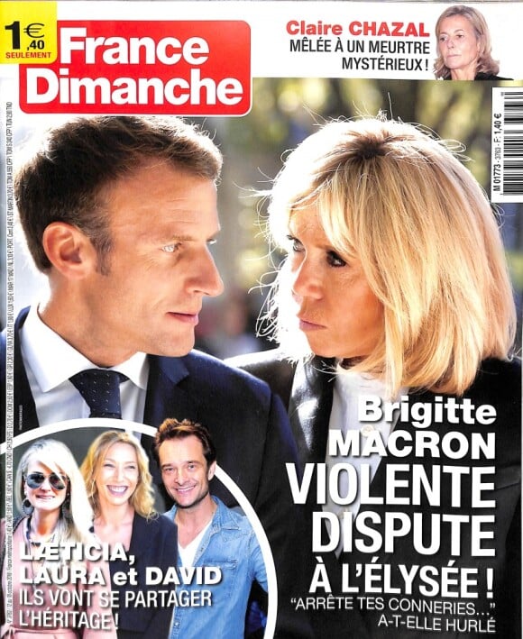 Couverture du magazine "France Dimanche", numéro du 12 octobre 2018.