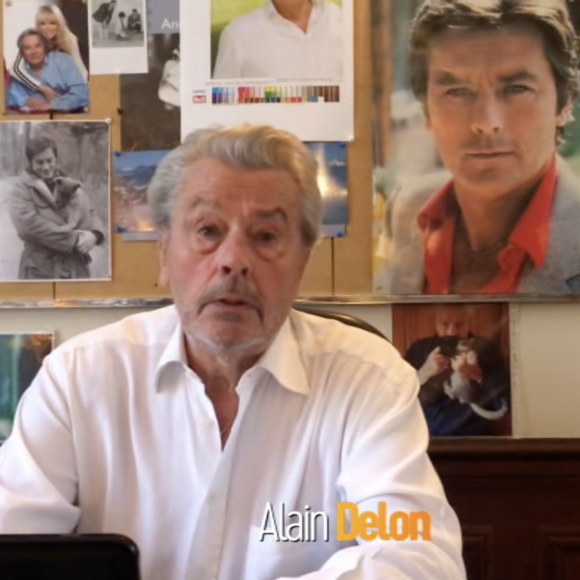 Alain Delon fait une déclaration à Fauve Hautot dans "Danse avec les stars 9" diffusé samedi 13 octobre 2018 - TF1