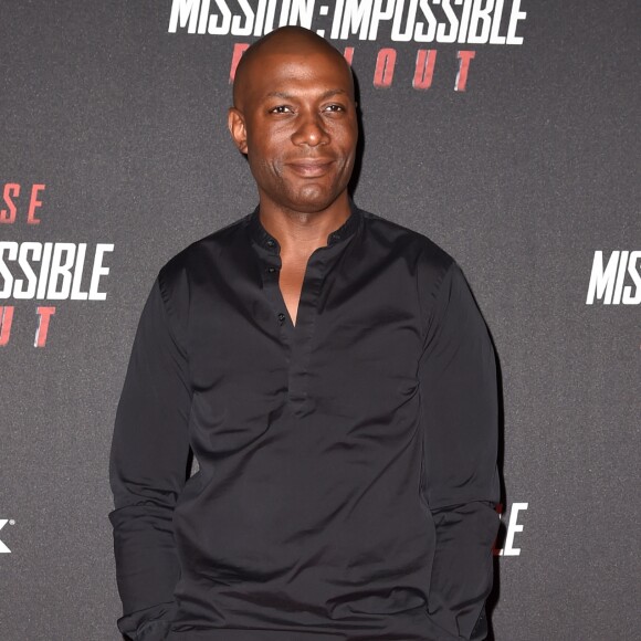 Harry Roselmack au photocall lors de l'avant-première mondiale de "Mission: Impossible Fallout" au Palais de Chaillot à Paris, le 12 juillet 2018. © Giancarlo Gorassini/Bestimage