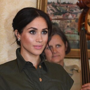 Meghan Markle et le prince Harry ont assisté à une réception donnée en leur honneur à la Admiralty House de Sydney, le 16 octobre 2018