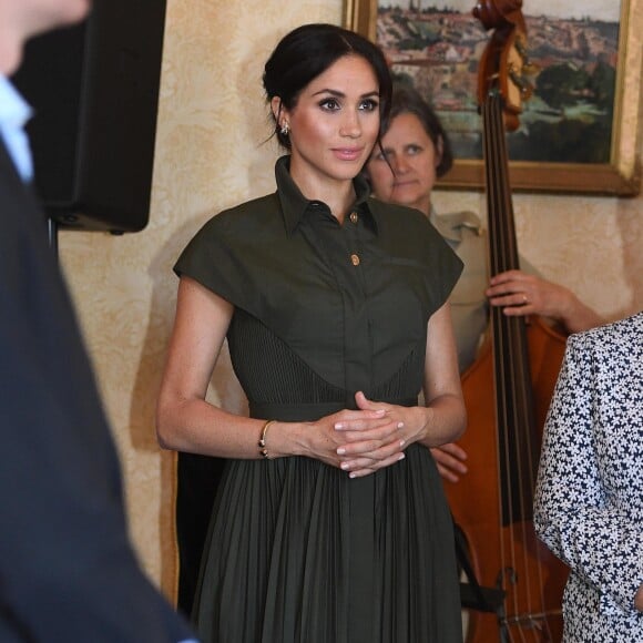 Meghan Markle et le prince Harry ont assisté à une réception donnée en leur honneur à la Admiralty House de Sydney, le 16 octobre 2018