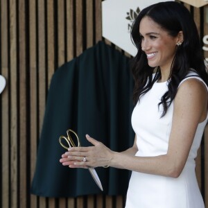 Meghan Markle et le prince Harry à l'ouverture du Taronga Institute of Science and Learning, en Australie, le 16 octobre 2018