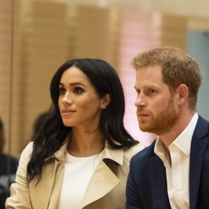 Le prince Hary et Meghan Markle assistent à des répétitions de la Bangarra Dance Company à l'Opera de Sydney, le 16 octobre 2018