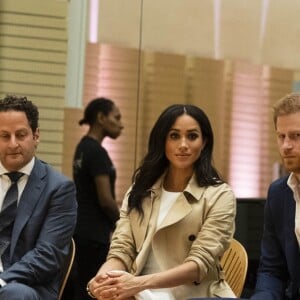 Le prince Hary et Meghan Markle assistent à des répétitions de la Bangarra Dance Company à l'Opera de Sydney, le 16 octobre 2018