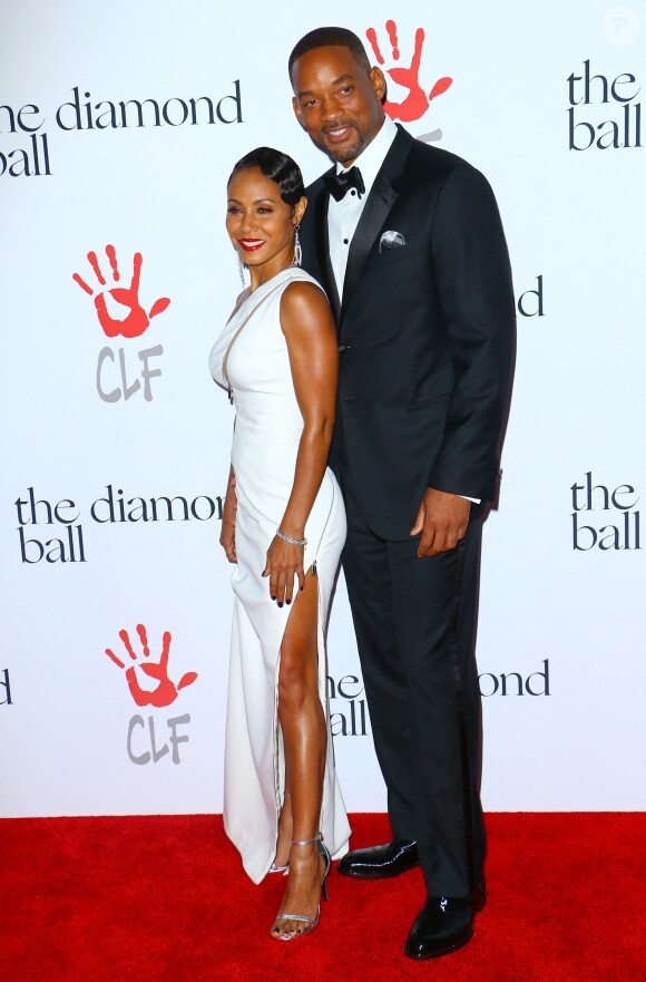 Will Smith et sa femme Jada Pinkett - Soirée de la 2ème édition du "Diamond Ball " à Santa Monica le 10 décembre 2015.