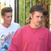 Justin Bieber et sa femme Hailey Baldwin sont allés prendre le petit-déjeuner main dans la main à Toluca Lake, le 17 octobre 2018.
