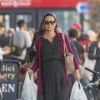 Exclusif - Pippa Middleton enceinte va faire ses courses dans les rues de Londres le 9 octobre 2018.