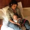 Eva Longoria et son fils Santi. Octobre 2018.