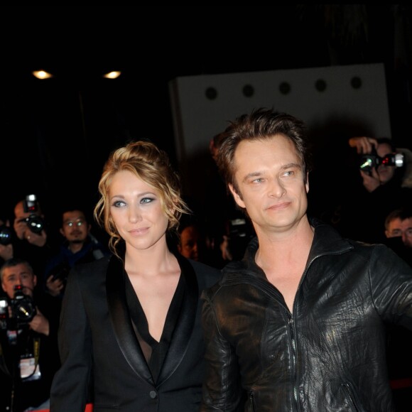 LAURA SMET, DAVID HALLYDAY - SOIREE NRJ MUSIC AWARDS 2010 A CANNES 23/01/2010 - Cannes
