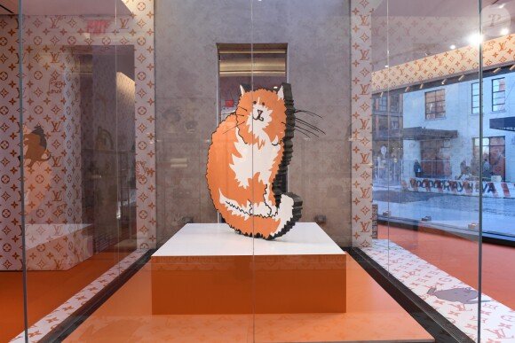 Soirée d'inauguration du pop-up store dédié à la collaboration 'Louis Vuitton x Grace Coddington. New York, le 25 octobre 2018.