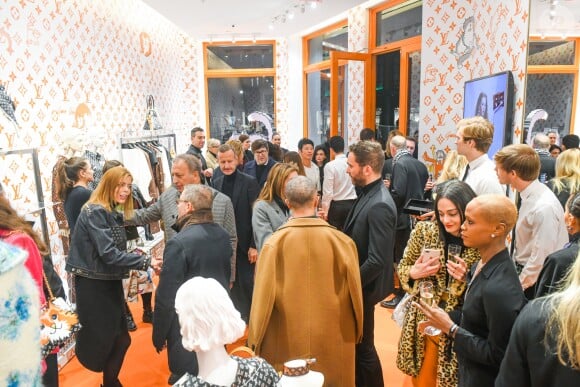 Soirée d'inauguration du pop-up store dédié à la collaboration 'Louis Vuitton x Grace Coddington. New York, le 25 octobre 2018.
