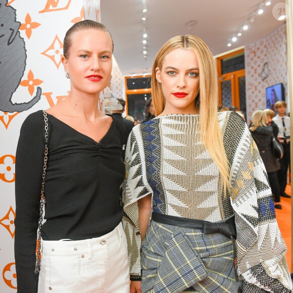 Olympia Scarry et Riley Keough - Soirée d'inauguration du pop-up store dédié à la collaboration 'Louis Vuitton x Grace Coddington. New York, le 25 octobre 2018.