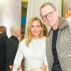 Sienna Miller et Paul Bettany - Soirée d'inauguration du pop-up store dédié à la collaboration 'Louis Vuitton x Grace Coddington. New York, le 25 octobre 2018.