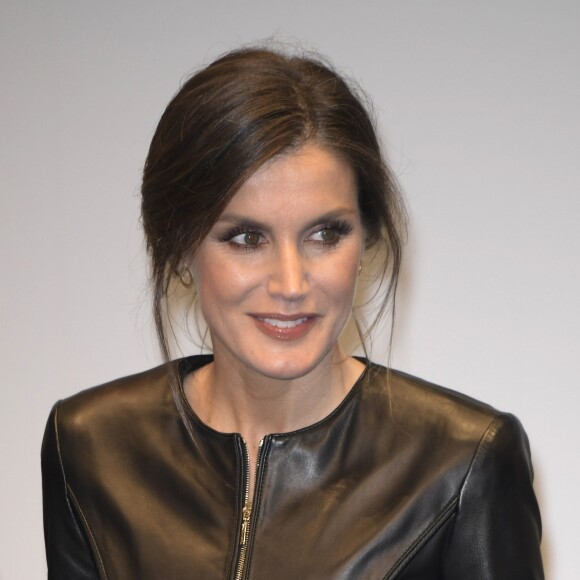 La reine Letizia d'Espagne assiste à la première du film "El Hombre Mosca" à la 63ème édition du festival du film de Valladolid le 26 octobre 2018. Spanish Queen Letizia Ortiz at premiere film "El hombre Mosca" during 63th edition of Valladolid Film Festival "SEMINCI" 2018 in Valladolid on Friday , 26 october 201826/10/2018 - Vallalolid