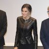 La reine Letizia d'Espagne assiste à la première du film "El Hombre Mosca" à la 63ème édition du festival du film de Valladolid le 26 octobre 2018.