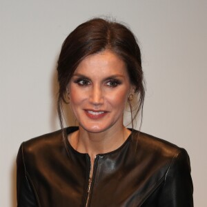 La reine Letizia d'Espagne assiste à la première du film "El Hombre Mosca" à la 63ème édition du festival du film de Valladolid le 26 octobre 2018.