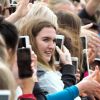 Le prince Harry, duc de Sussex, et Meghan Markle, duchesse de Sussex, ont été accueillis par une foule de supporters au Viaduct Harbour à Auckland, Nouvelle-Zélande, le 30 octobre 2018.