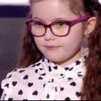 Emma dans "The VoiceKids 5" sur TF1, le 9 novembre 2018.