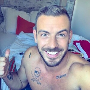 Julien Bert souriant sur Instagram, 21 octobre 2018