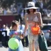 Jenna Dewan et sa fille Everly Tatum se rendent à une fête privée pour Halloween à Los Angeles, le 27 octobre 2018