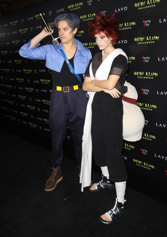 Dylan Sprouse et Barbara Palvin - 19ème soirée d'Halloween de Heidi Klum à New York, le 31 octobre 2018.